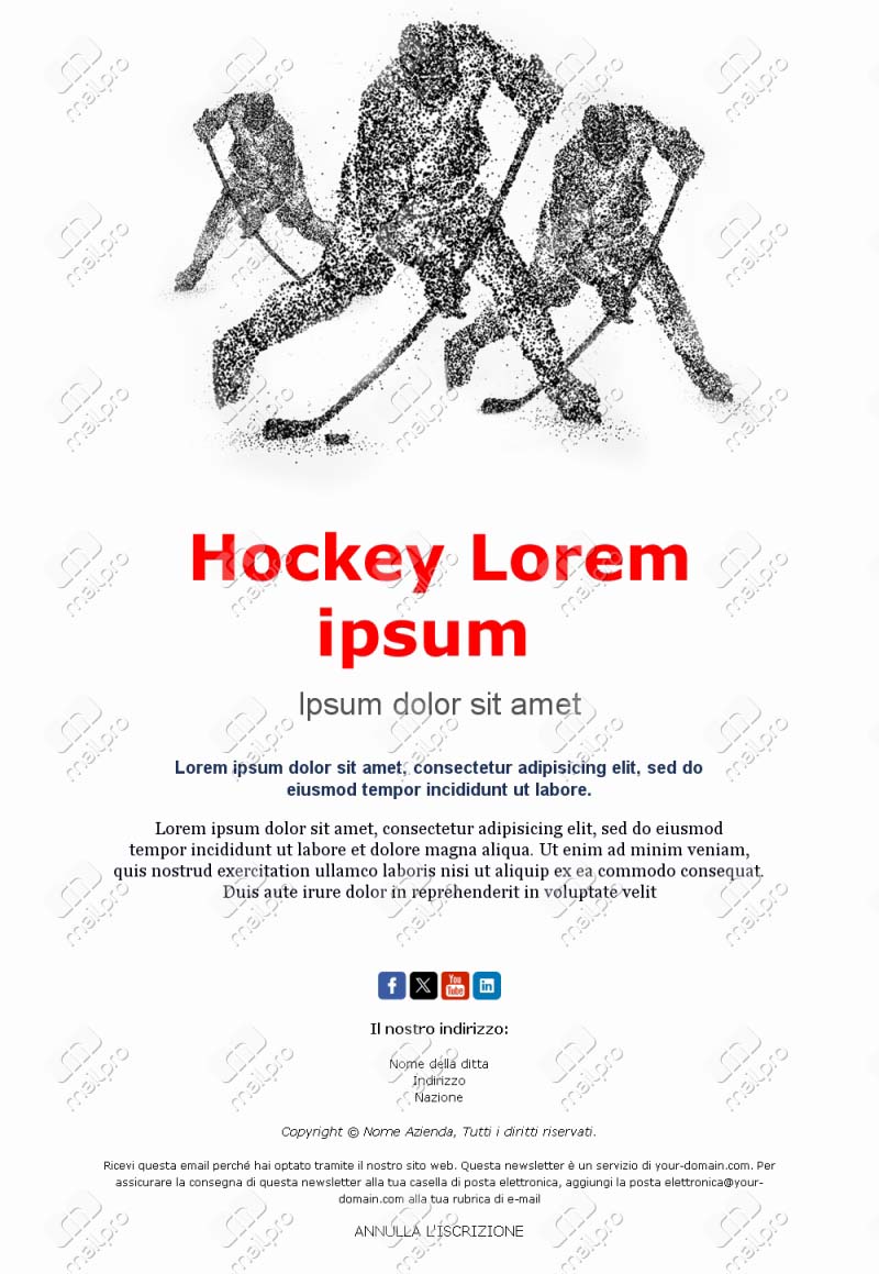 Template Email Fitness Trainers