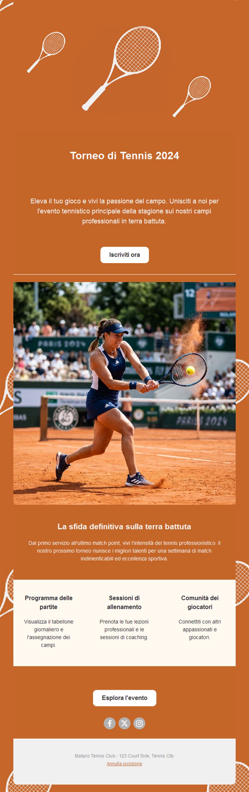 Exciting Tennis Match Templates