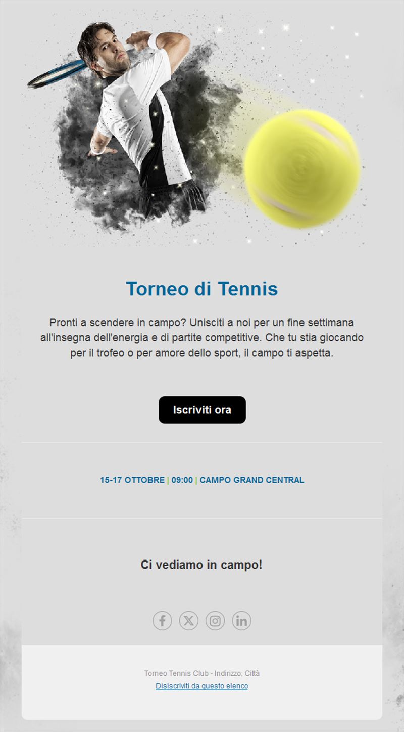 Exciting Tennis Match Templates