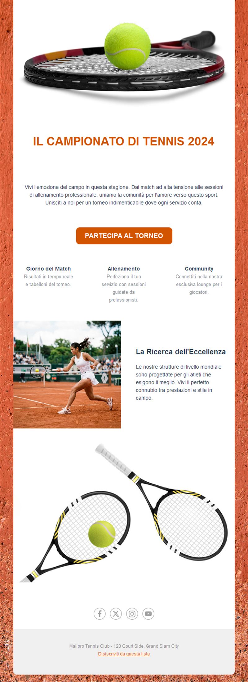 Exciting Tennis Match Templates