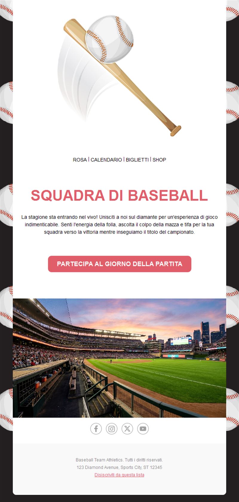 Vibrant Baseball Fan Templates