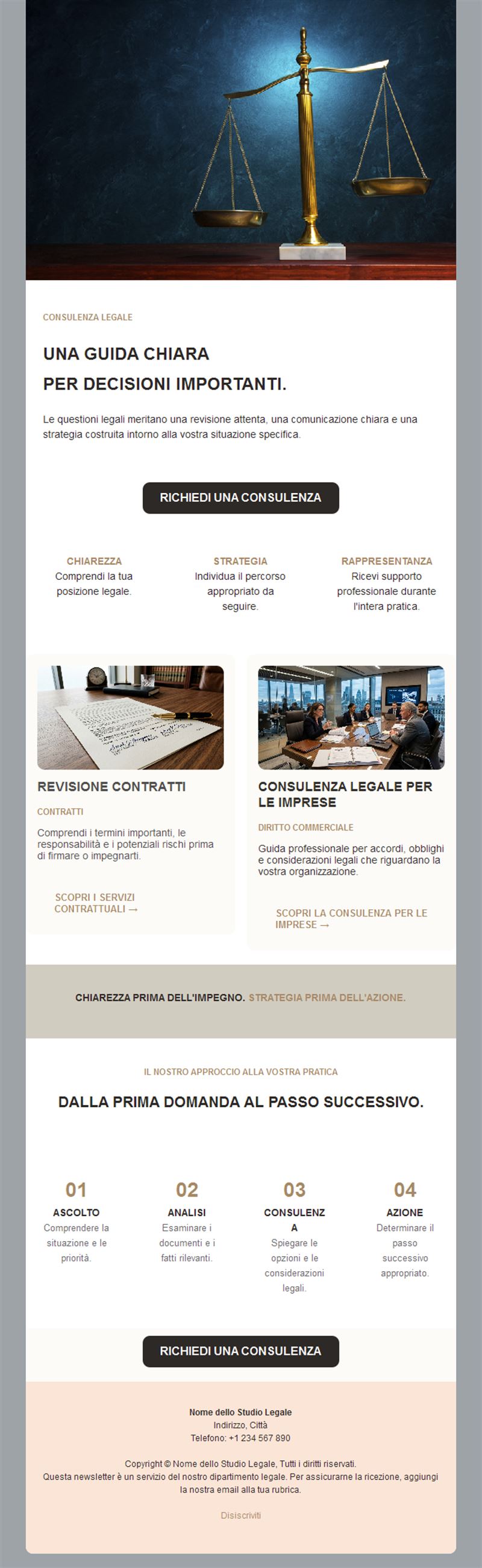 Newsletter di studio di diritto commerciale