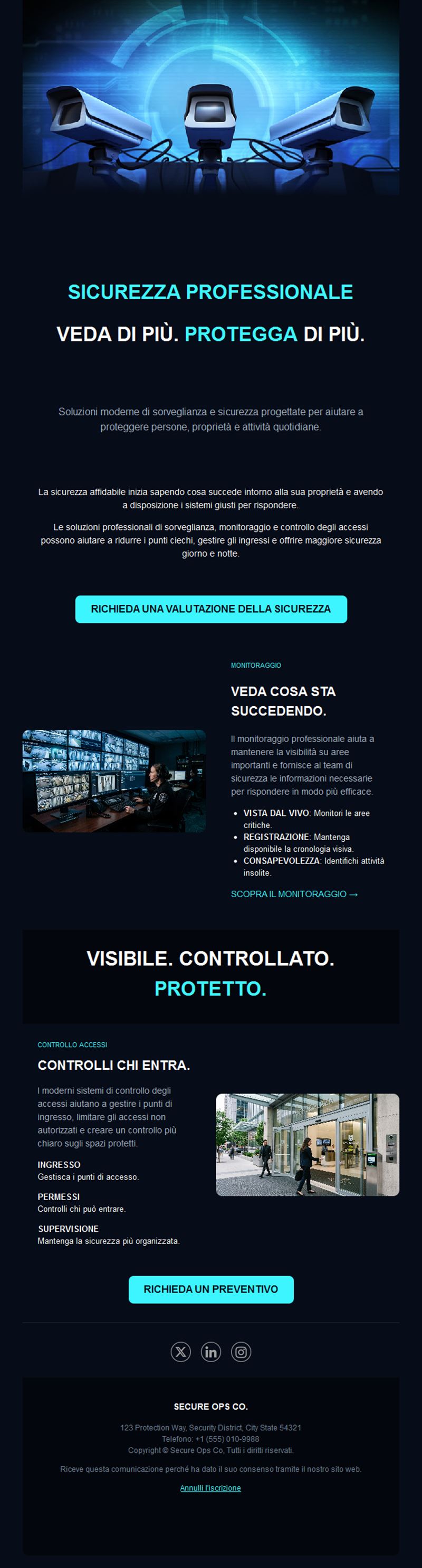 Email di videosorveglianza