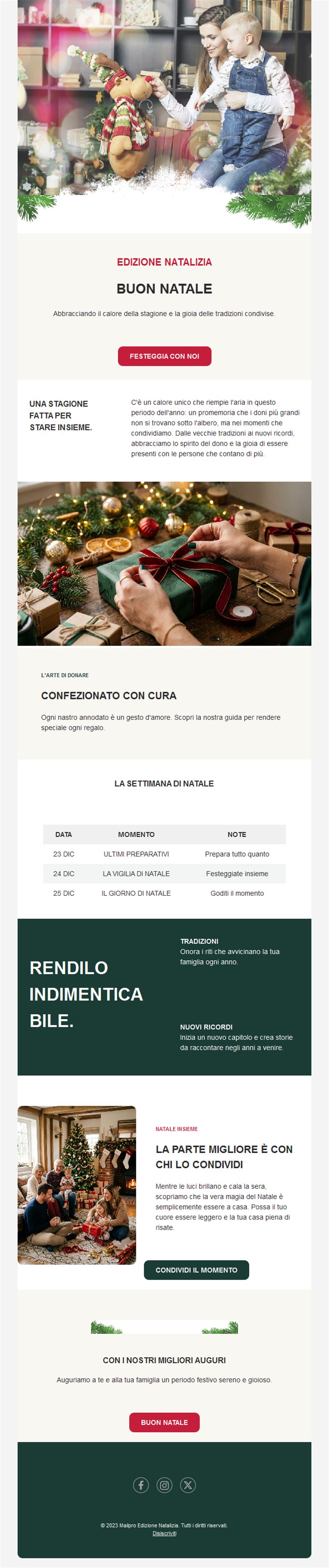 Holiday Email Designs