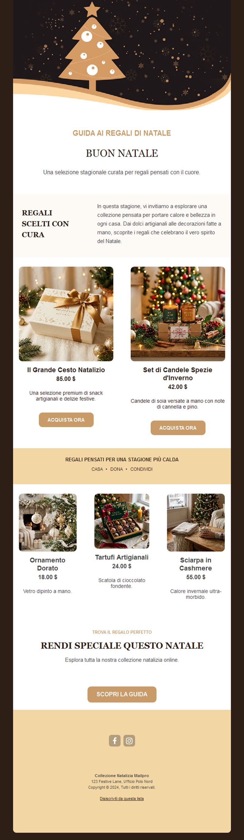 Online Christmas Email