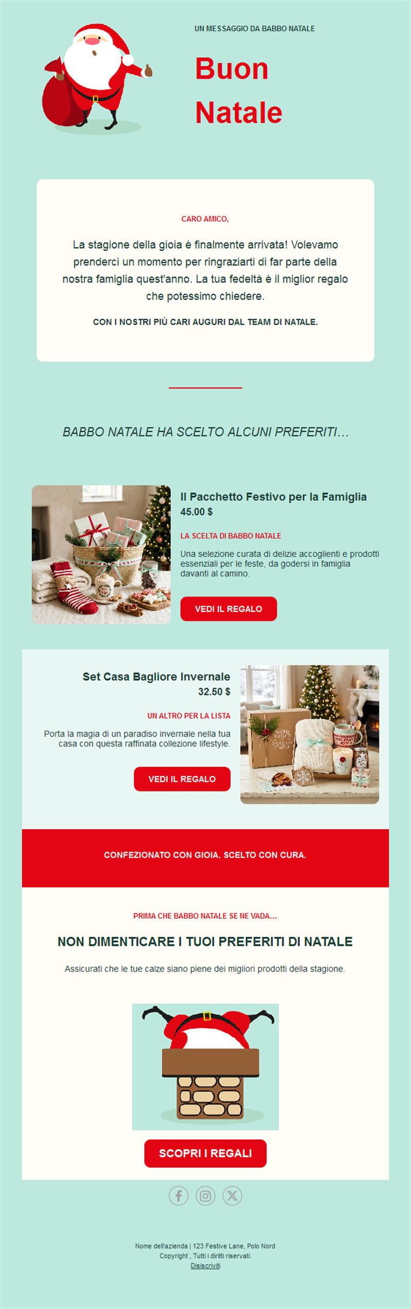 Warm Holiday Email Templates