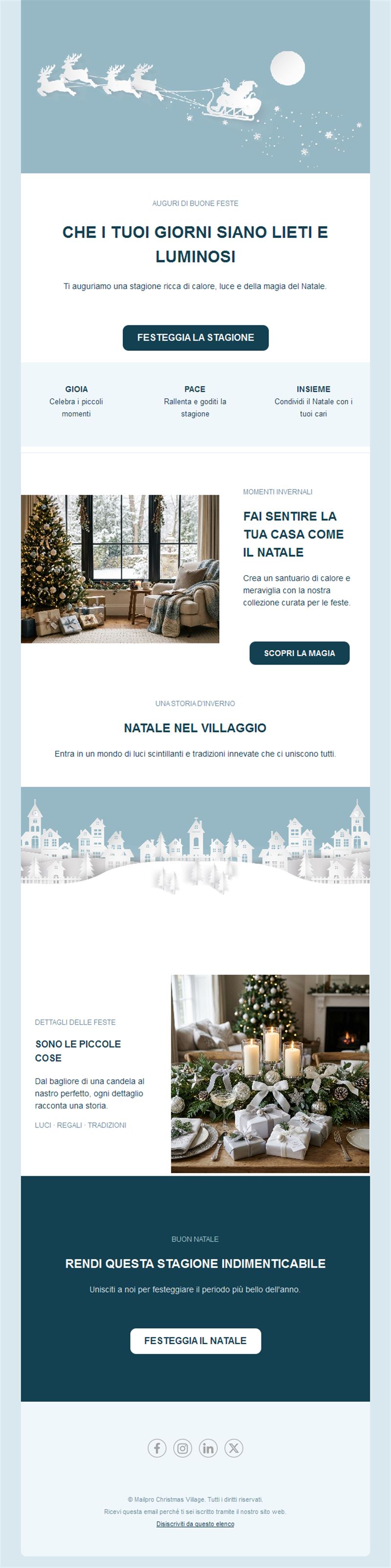 Joyful Holiday Email
