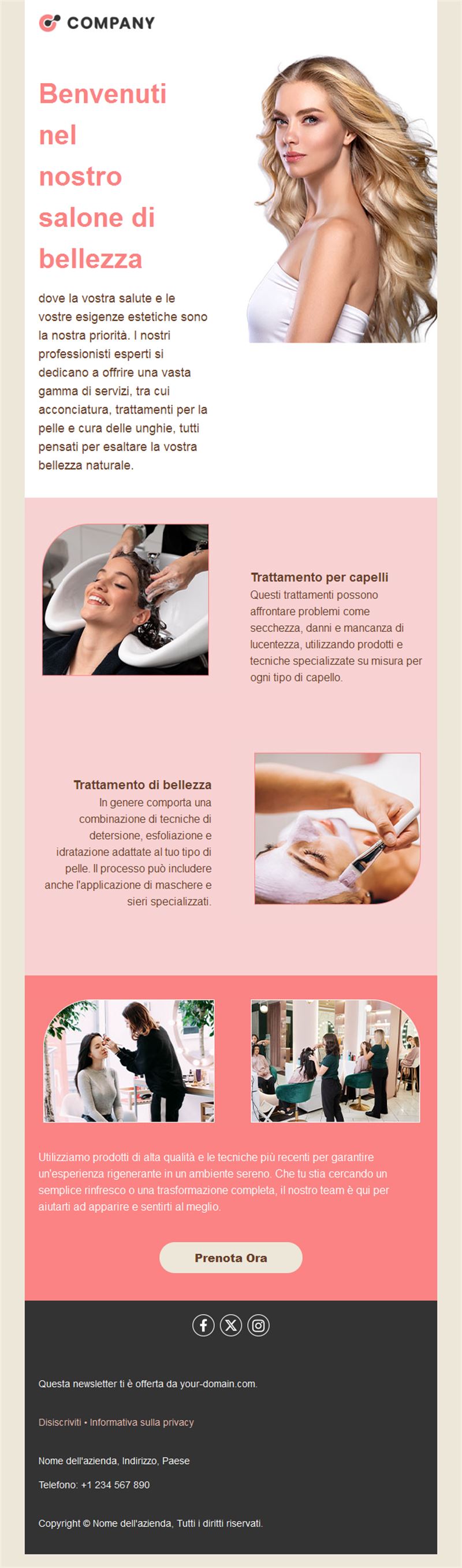 Beauty Salon & Spa Email Templates
