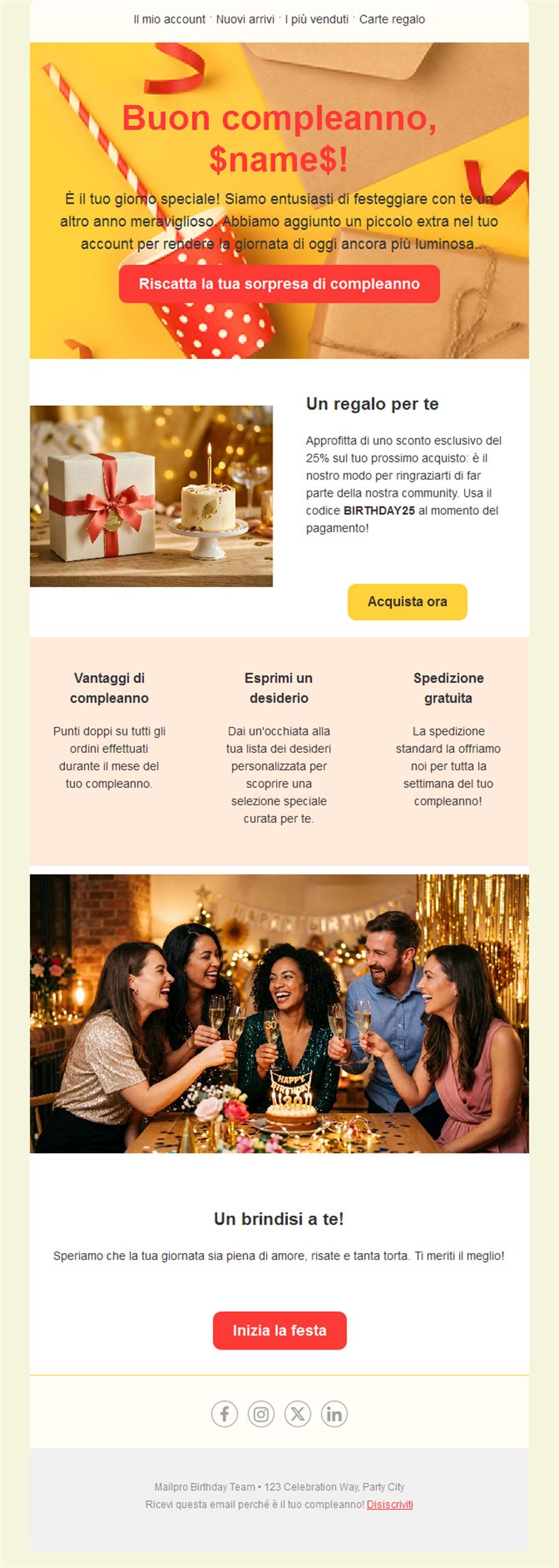 Fun Birthday Email Templates