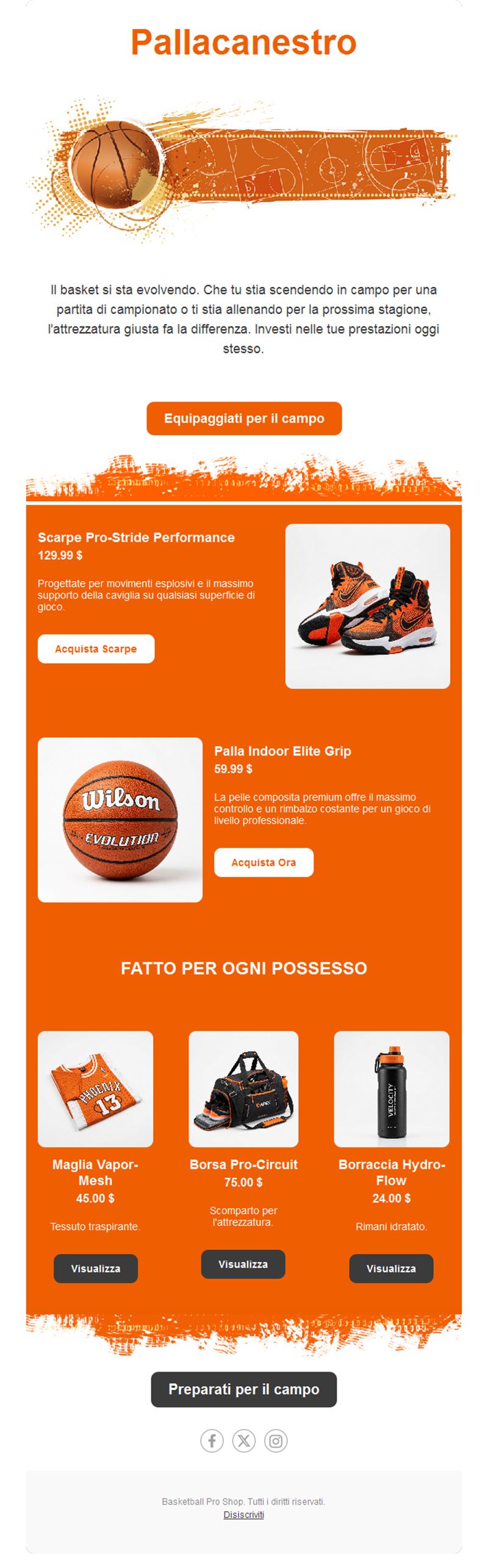 Hoops Newsletter Emails