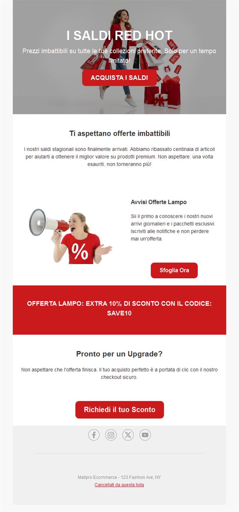 Special Sales Email Offers