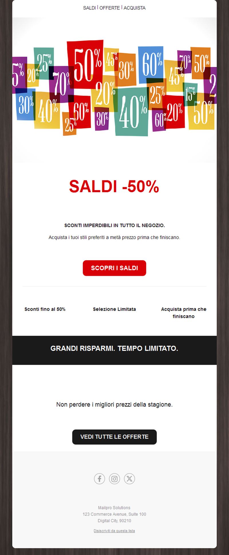 Discount Email Alerts