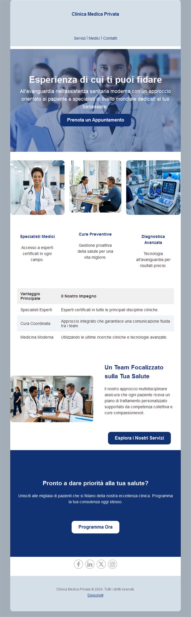 Medical Reminder Email Layouts