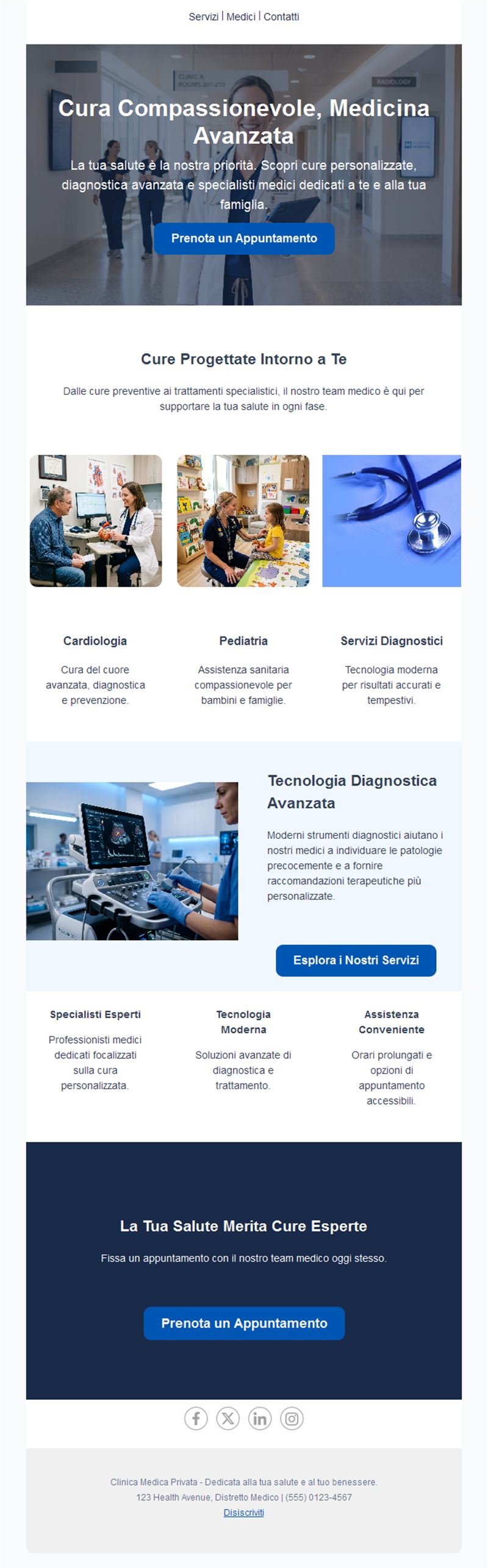Clinic Announcement Emails