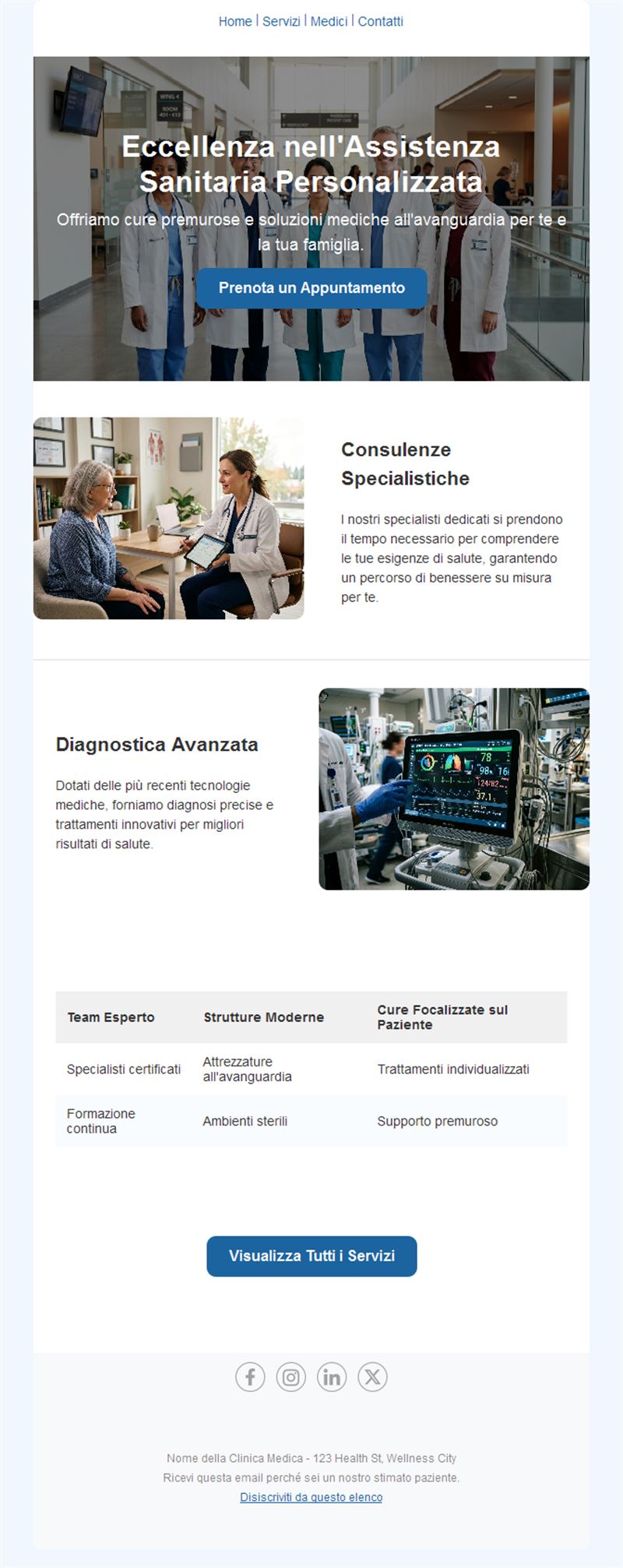 Health Clinic Email Templates