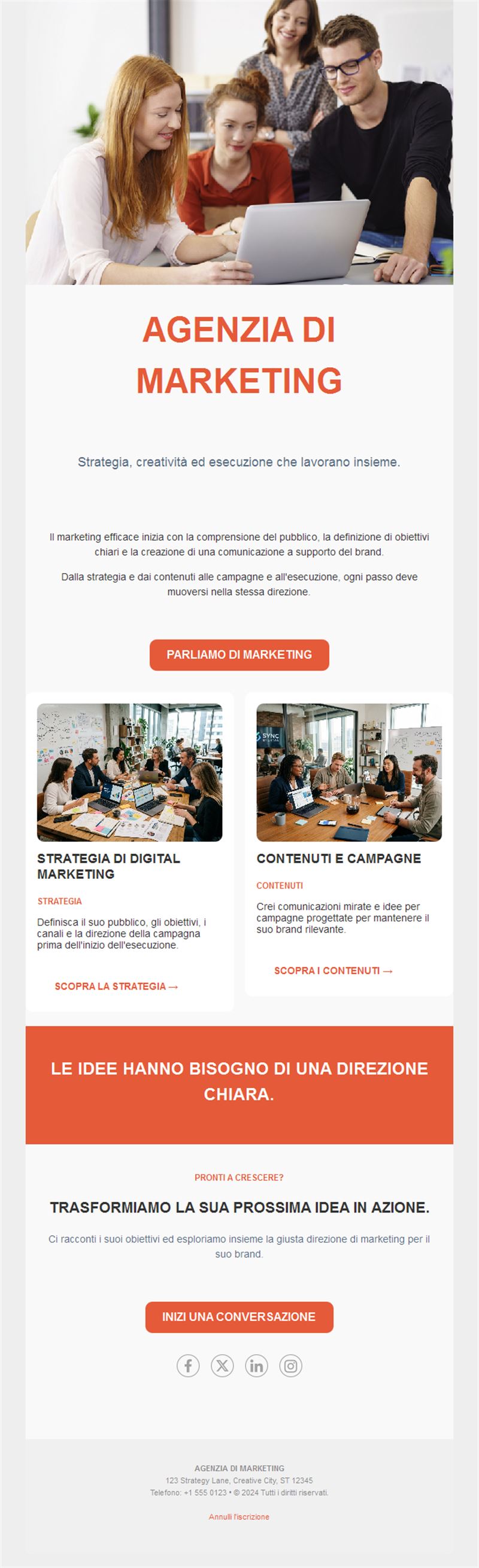 Email servizi di agenzia di marketing