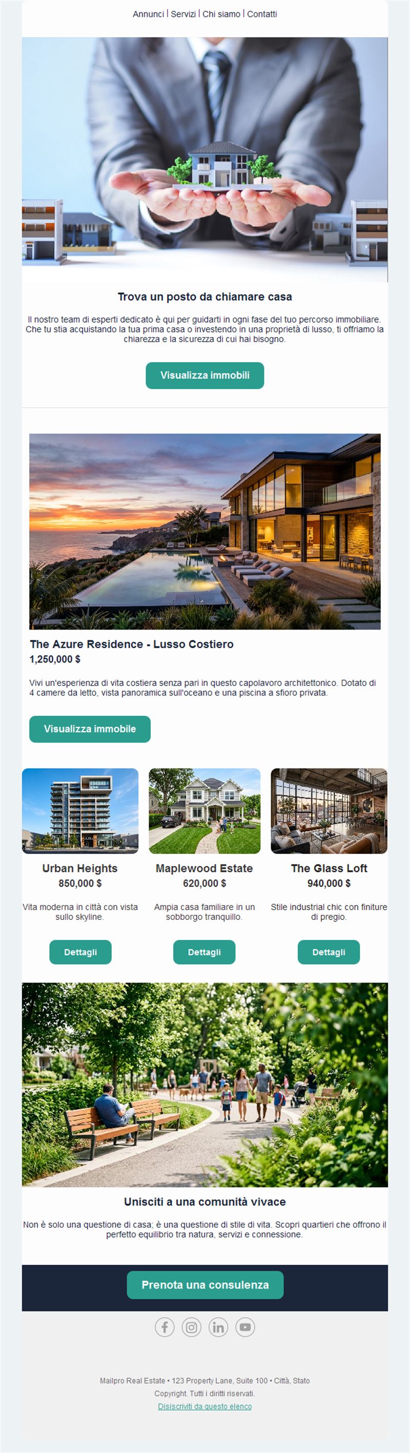 Luxury Property Email Design