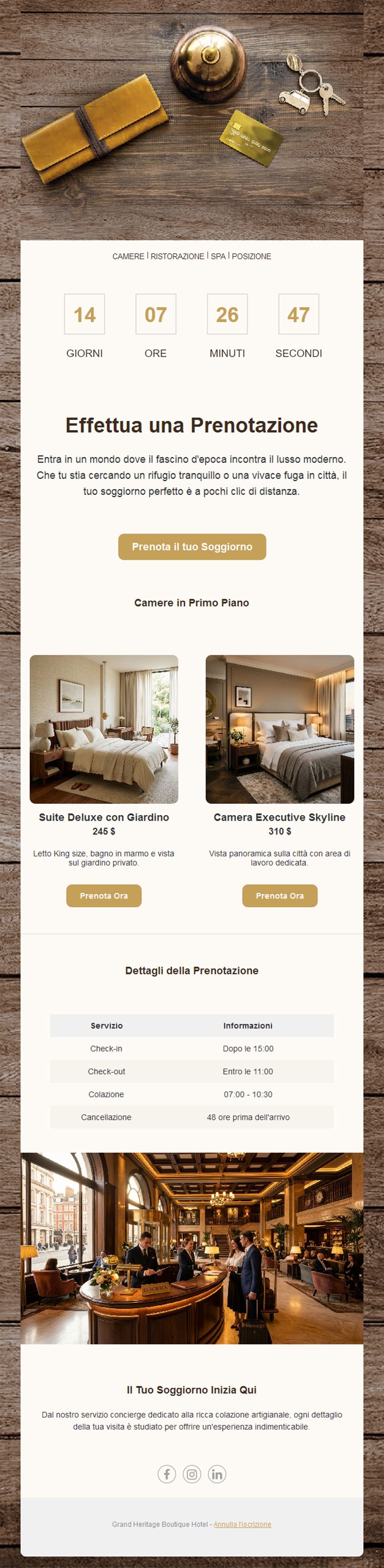 Seasonal Hotel Campaigns