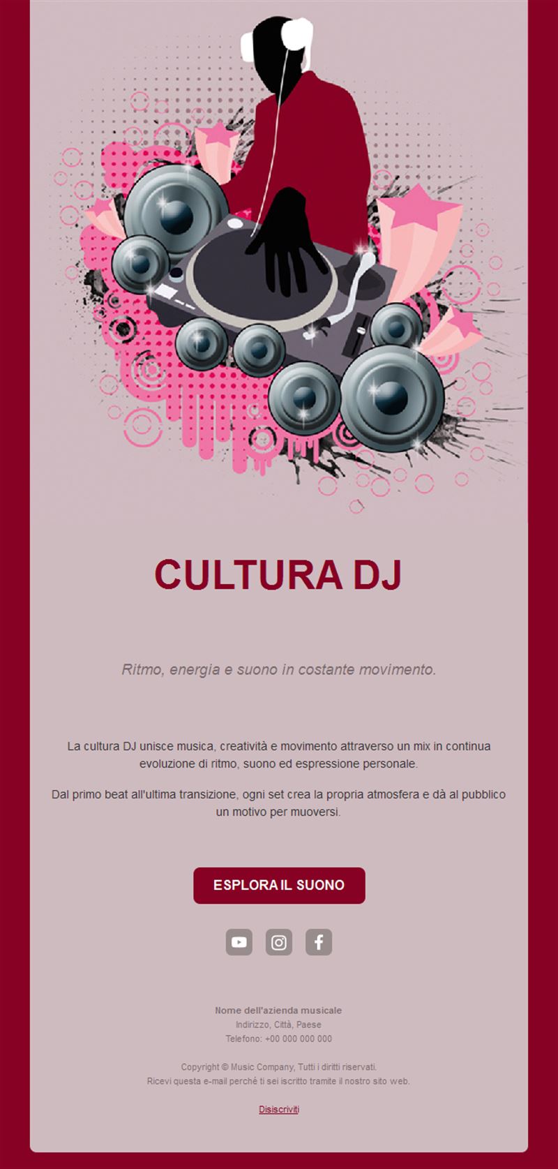 Artist Newsletter Designs