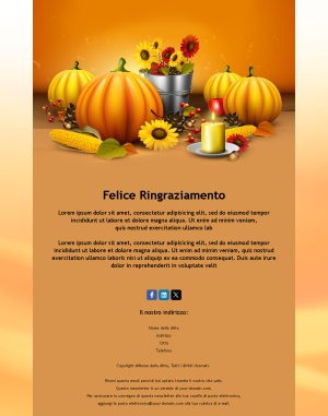 Ringraziamenti Festivi
