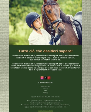 Template Equitazione
