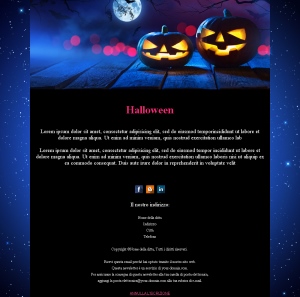 Halloween Emozione Template per Halloween