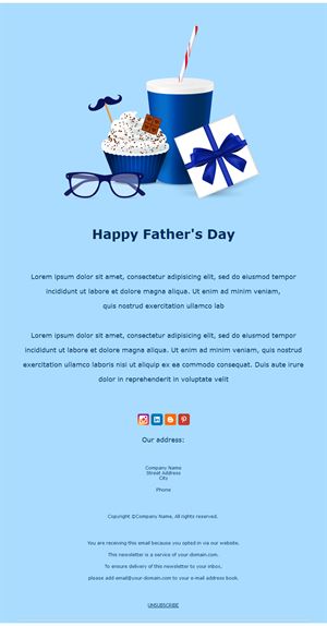Father’s Appreciation Template