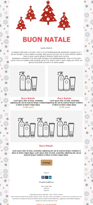 Email Natale Elegante