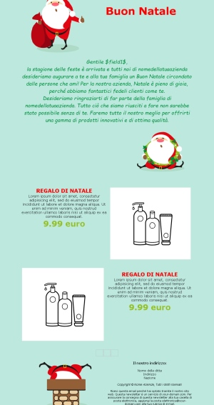 Modelli Email Natale