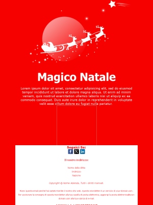 Email di Natale Perfetto