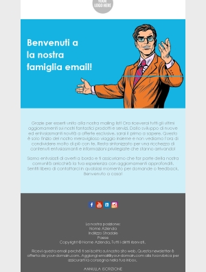 Benvenuto Clienti Emails