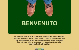 Template Email Pacchetto Welcome