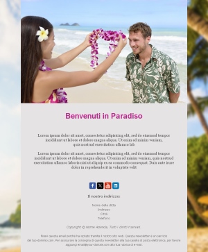 Template Email Benvenuto Essenziale