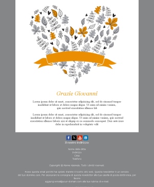 Modelli Email Benvenuto Serie