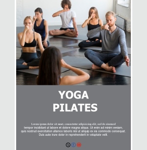 Modelli Email Yoga Pilates