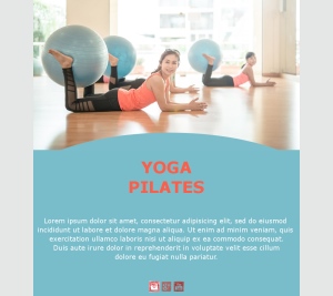 Template Email Yoga Intermedio