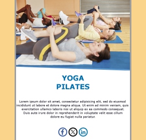 Template Email Pilates Intensivo