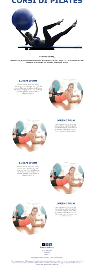 Template Email Calendario Scuola	