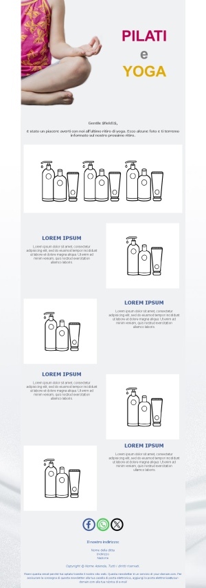 Template Email School Layout