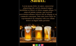 Template Email Menu Cocktail