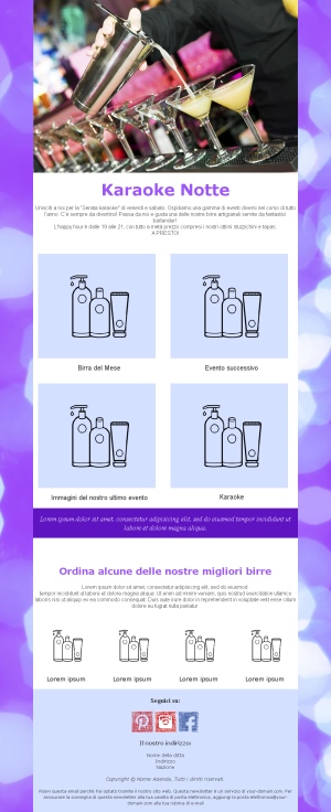 Template Email Birra Artigianale