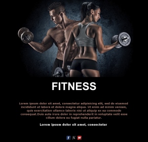 Template Email Gym Inspiration