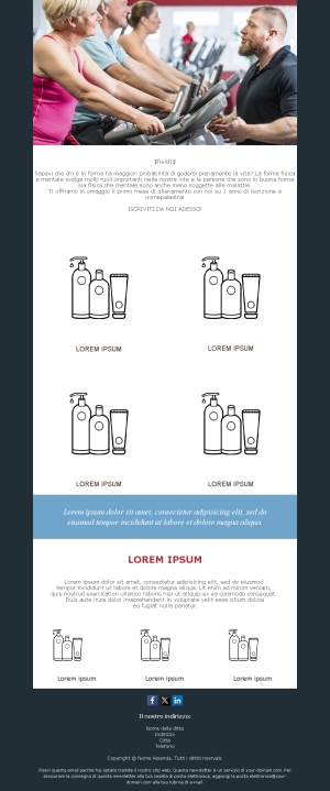 Template Email Tendenze Bellezza	