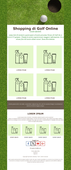 Template Email Gara di Club