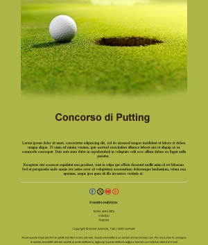 Template Email Offerte Golf