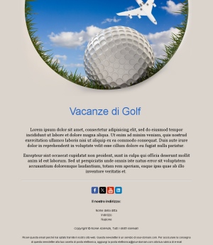 Template Email Academy Golf