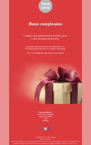 Festeggiamo il tuo compleanno