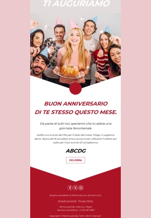 Template Email di Compleanno per Clienti