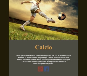 Template Email Football Promo