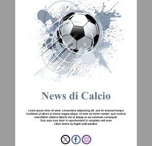 Template Email per il Calcio